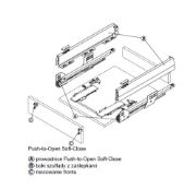 Obrazek Matrix Box P35 L-350 Push-to-Open Soft-Close biały