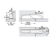 Obrazek Zaślepka zawiasu do barków PACTA biała