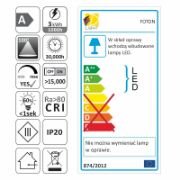 Obrazek Oprawa FOTON aluminium biały naturalny