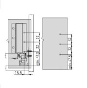 Obrazek Szuflada SEVROLLBOX SLIM L-350 H-116 biały