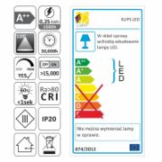 Obrazek Klips Led metal. czerwony