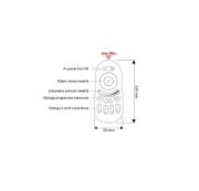 Obrazek Pilot do sterownika RGB RF 2.4GHZ 12VDC 18A