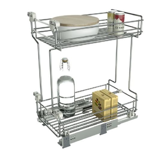 Obrazek Cargo Matrix S 400 2 półki chrom