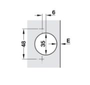Obrazek Zawias bliźniaczy Duomatic 110`