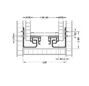 Obrazek Prowadnica FAVORIT A30 L-550mm 3D