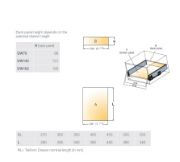 Obrazek Szuflada Tekform drawer 450mm H-182 biała