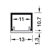 Obrazek Profil LOOX5 2101 L-2,5m aluminium