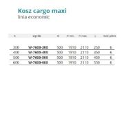 Obrazek Kosz CARGO MAXI 30 6 półek H-1910-2110mm