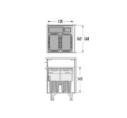 Obrazek Kosz na pranie 600 2x33L 1x12L 1x2,5L Hailo