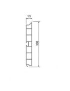 Obrazek Cokół VOLPATO H-100mm L-4m czarny mat