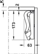 Obrazek Podnośnik FREE SPACE 1.11 D biały