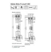 Obrazek Slido F-Line21 20C IF 1D z hamulcem obustronnym