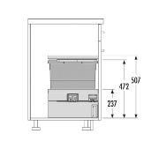 Obrazek Kosz Hailo Cargo Synchro 300 1x30L