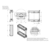 Obrazek Kosz MovixPro 200mm 2poz antracyt