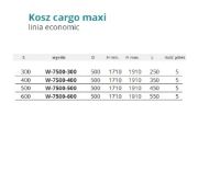 Obrazek Kosz CARGO MAXI 30 5 półek H-1710-1910mm