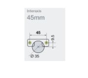 Obrazek Zawias B-type 110° wewnętrzny