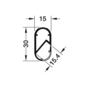 Obrazek Drążek ubraniowy Loox 5105 L-2,5m