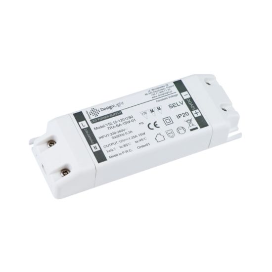 Obrazek Zasilacz BASIC do LED 15W 12V DC bez przewodów