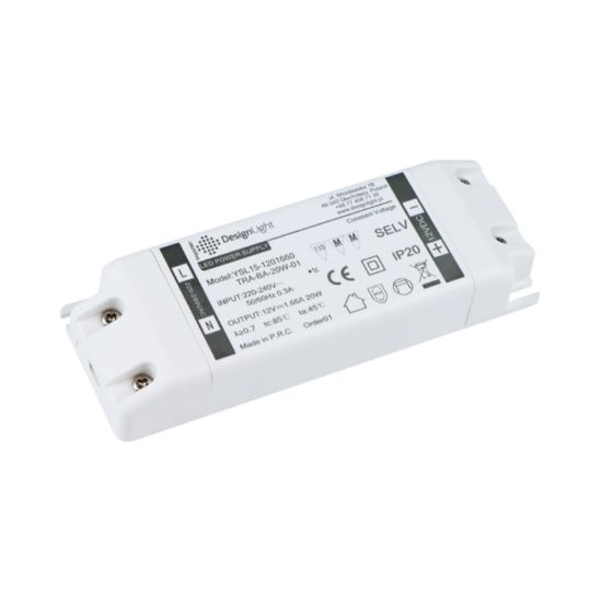 Obrazek Zasilacz BASIC do LED 20W 12V DC bez przewodów