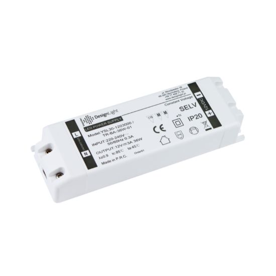 Obrazek Zasilacz BASIC do LED 36W 12V DC bez przewodów