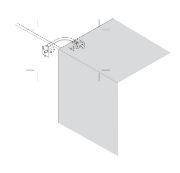 Obrazek Ogranicznik otwarcia ze stali długość 150mm lewy