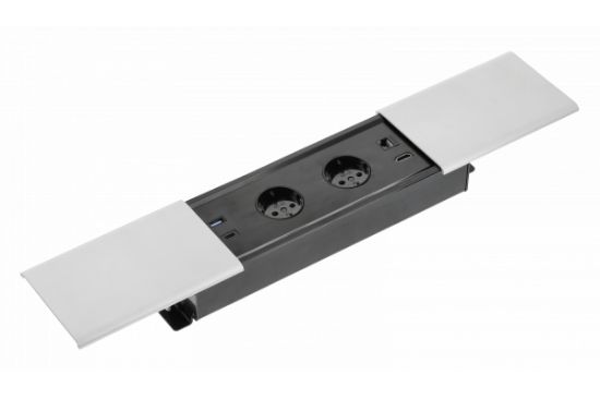 Obrazek PRESTINO 2x gniazdo schuko,USB A+C, RJ45, HDMI