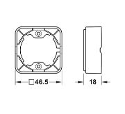 Obrazek Ładowarka USB Loox5  USB-A / USB-C 24V biała