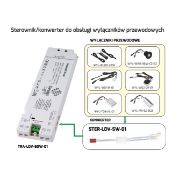 Obrazek Zasilacz SMART LED DRIVER do LED 60W 12VDC 6 gniaz