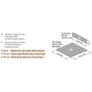 Obrazek Szuflada Modern Box 450 niski szary