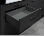 Obrazek Szuflada Matrix S Slim L-300 H-167  35kg czarna