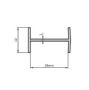 Obrazek Profil H 18 mm, L=3m anoda