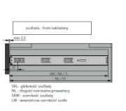 Obrazek Prowadnica kulkowa L-450 VERSALITE TOUCH PRO