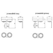 Obrazek Prowadnik górny PGR-18 kpl=2szt.