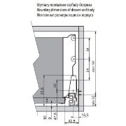 Obrazek Szuflada Modern Box 450 wysoka biała