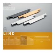 Obrazek Uchwyt LIND L-320/396mm czarny mat