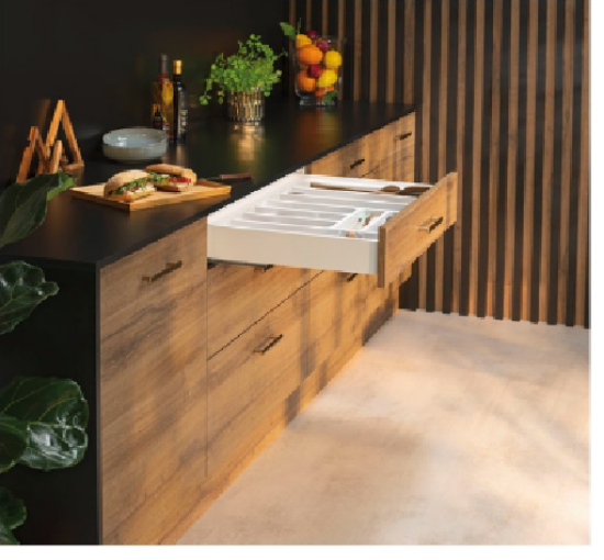 Obrazek Szuflada Matrix S Slim L-300 H-84 35kg szara