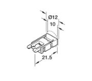Obrazek Loox5 przewód zasilający taśmę 1-kolor. 2m 12V