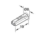 Obrazek Loox5 przewód zasilający taśmę 1-kolor. 2m 12V