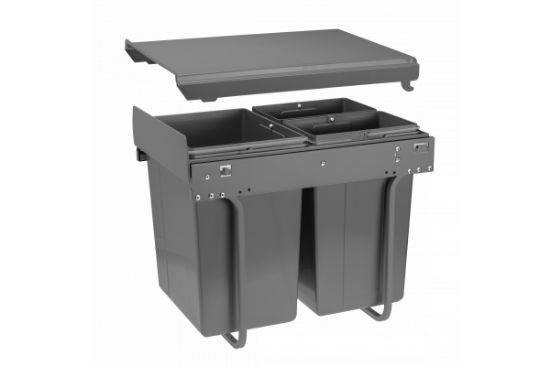 Obrazek Segregator PRACTI ECO 400 1x20L 2x10L antracyt