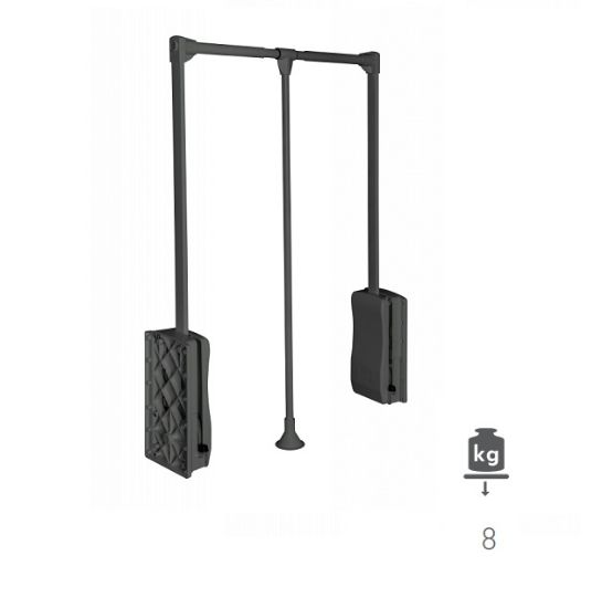 Obrazek Pantograf z podnoś.olejowym 875-1200mm  antracyt