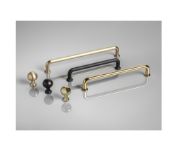 Obrazek Uchwyt NORD L-128 złoty szczotkowany