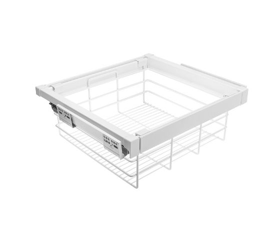 Obrazek Szuflada Elite z koszem drucianym 700 mm biała