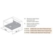 Obrazek Szuflada Modern Box 500 wysoki szary