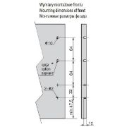 Obrazek Szuflada Modern Box 550 wysoki szary