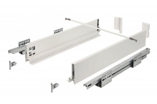 Obrazek Szuflada AXISPRO push to open 400mm biała H84