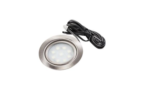 Obrazek Oczko ledowe do tojkatow LED inox 1.6Wciepły biały