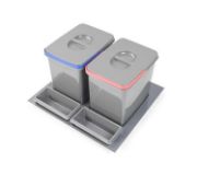 Obrazek Pojemnik na odpady PRAKTICO 600 2x15L