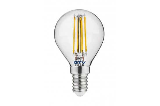 Obrazek Żarówka LED FILAMENT G45 ciepły biały E14 4W