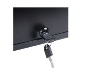 Obrazek Mini bar 35L czarna drzwi pełne