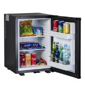 Obrazek Mini bar 40L czarna drzwi pełne